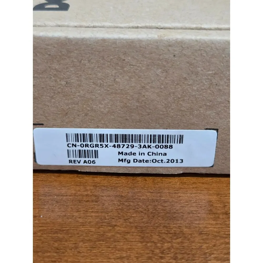NEW Dell RGR5X - Black Optical 3-Button Scroll Wheel USB